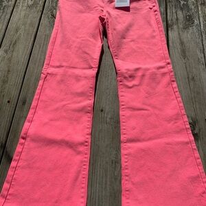 Pink Boot Cut Jeans
